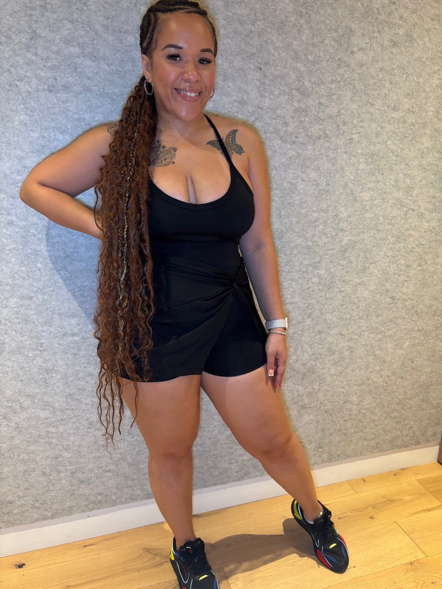 Cross back tennis dress