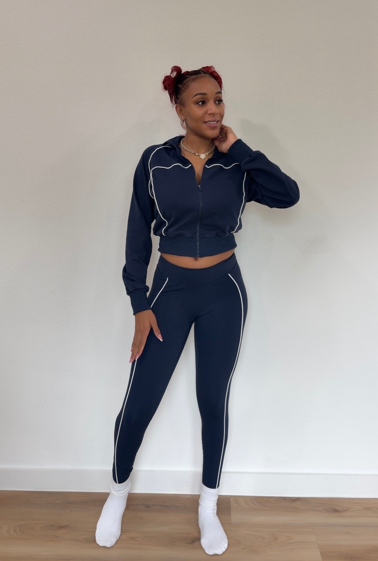 Deep Blue two piece set